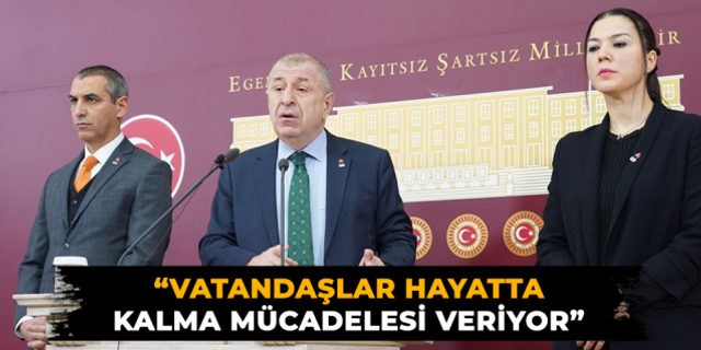 Ümit Özdağ: "Türk Milleti fakirleştirilmiştir"