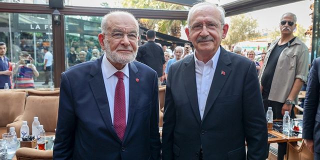 Kemal Kılıçdaroğlu ve Temel Karamollaoğlu bir araya geldi