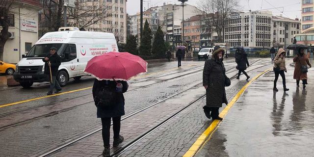 Eskişehir’de bu pazar günü de yağmurlu geçirecek!