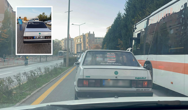 Eskişehir Trafiğinde Tepki Çekmişti! O Araç Men Edildi!