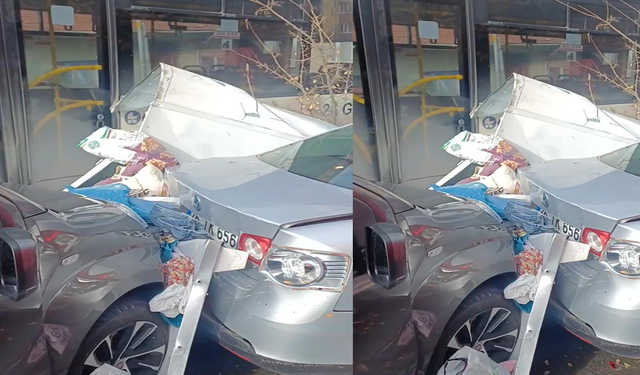 Eskişehir’de Yaşlı Sürücü Fren Yerine Gaza Bastı Kaza Yaptı