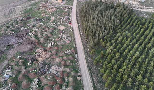 Eskişehir’de Ormanlık Alanın Yanındaki Çöp Yığınları Tepki Çekiyor!