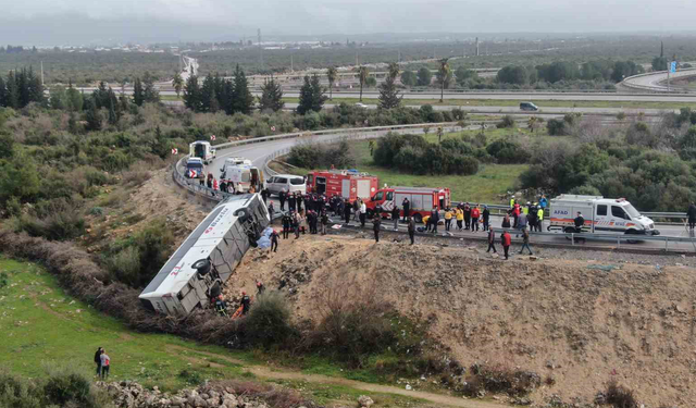 Otobüsün Devrildiği Feci Kazada Can Kaybı 9'a Yükseldi!