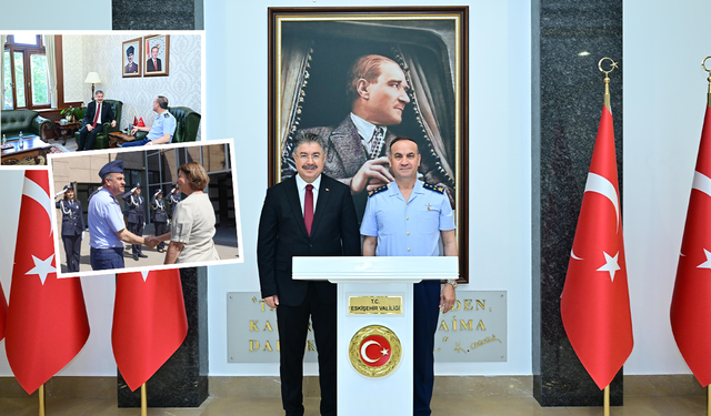 Hava Kuvvetleri Komutanı Olarak Atanan Hv. Org. Dalkıran’dan Eskişehir’de Veda Ziyareti!