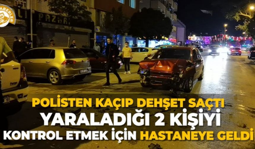 Bursa&#039;nın İnegöl ilçesinde meydana gelen olayda polis kontrolünden kaçan alkollü sürücü yönetimindeki otomobil, başka bir araçla çarpıştı, 2 kişi yaralandı.