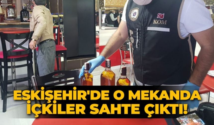 Eskişehir’de yapılan kontrollerde, bir müzikholde 3 şişe kaçak alkol ele geçirildi.