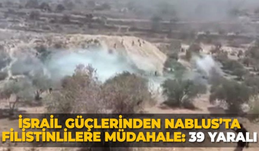 İsrail güçlerinden Nablus’ta Filistinlilere müdahale: 39 yaralı
