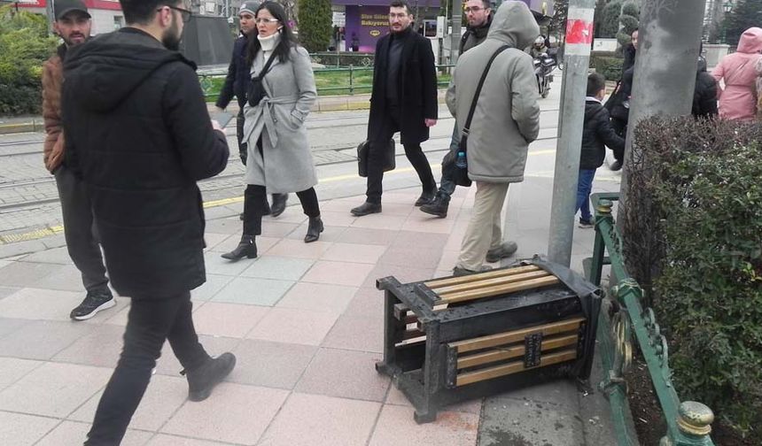 Eskişehir'de hayret verici durum; Sinirlerine hakim olamadı!