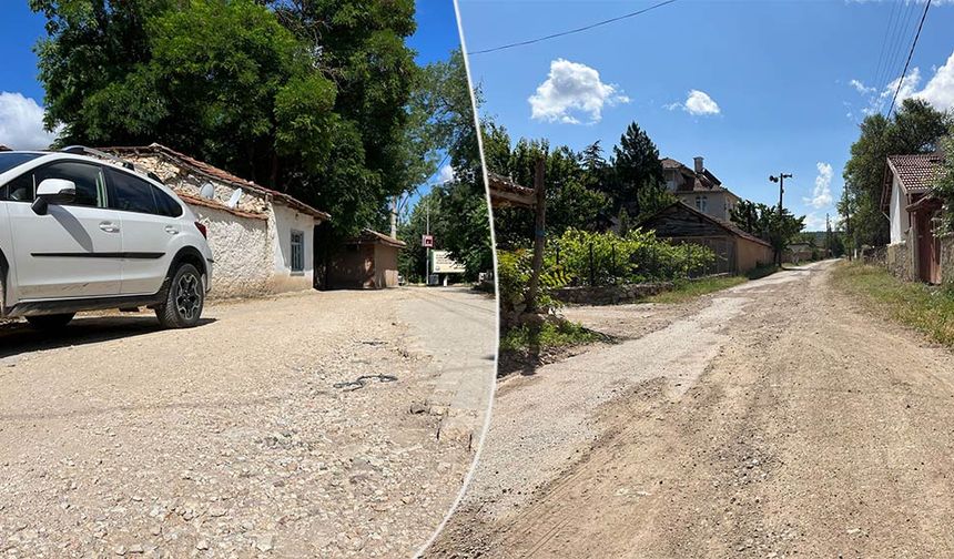 Eskişehir’de Mihalıççık ilçesine bağlı Yunus Emre mahallesinde 2 yıldır asfalt dökülmesini bekliyorlar. 