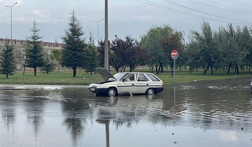 Kısa süreli yağmur sonrası oluşa su birikintisi yol kenarında bulunan tarım arazilerine akarken, tarlalarda maddi zarar oluştu. Duruma müdahale eden yetkili bulamayan çiftçi kanalizasyonu kendi çabaları ile açmaya çalıştı.
Oluşan sel suyu tarlalarda olduğu gibi bazı depoları da vurdu.