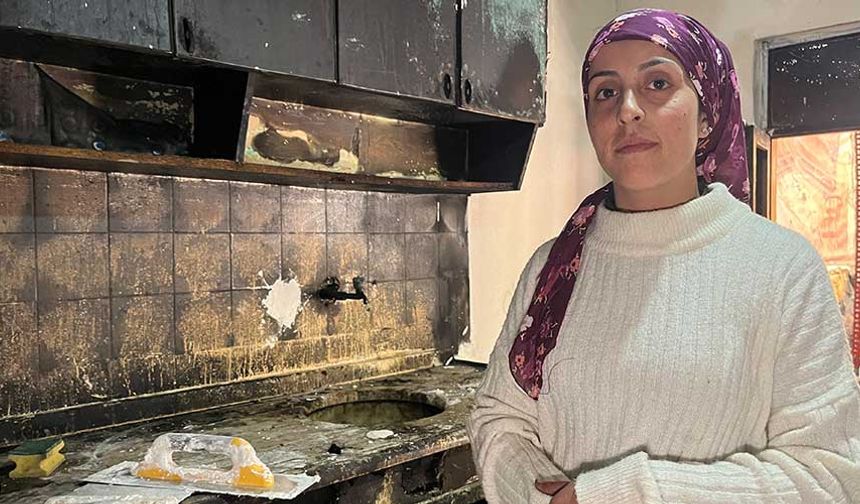 Eskişehir'de evi yanan annenin yüzü yardımlarla güldü!