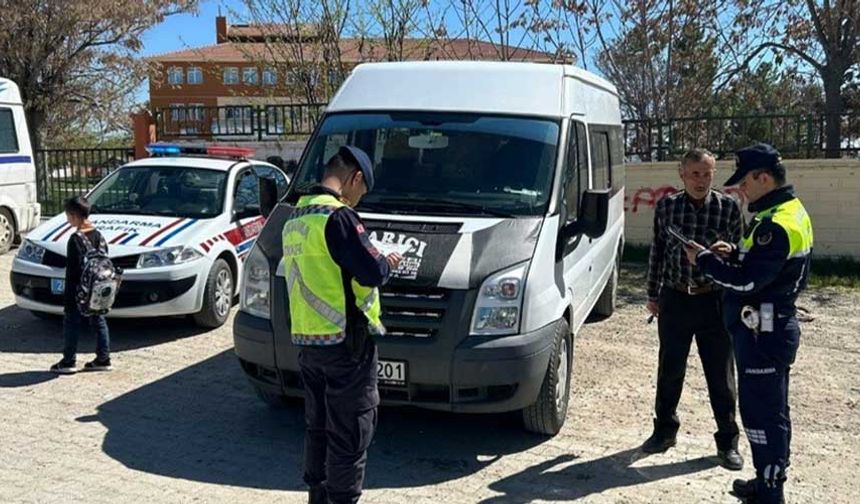 Eskişehir’de okul servisi araçlarına para cezası kesildi!