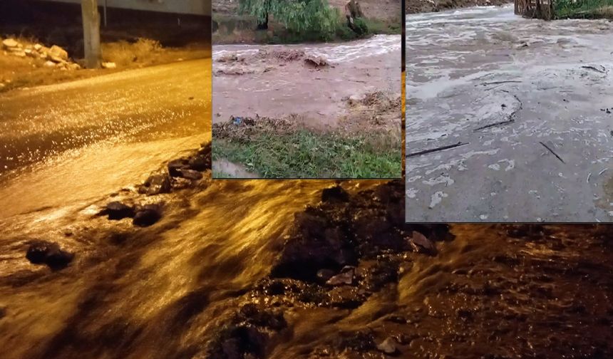 Eskişehir'in Seyitgazi İlçesinde Şiddetli Sağanak Yağışlar Sel Felaketine Neden Oldu