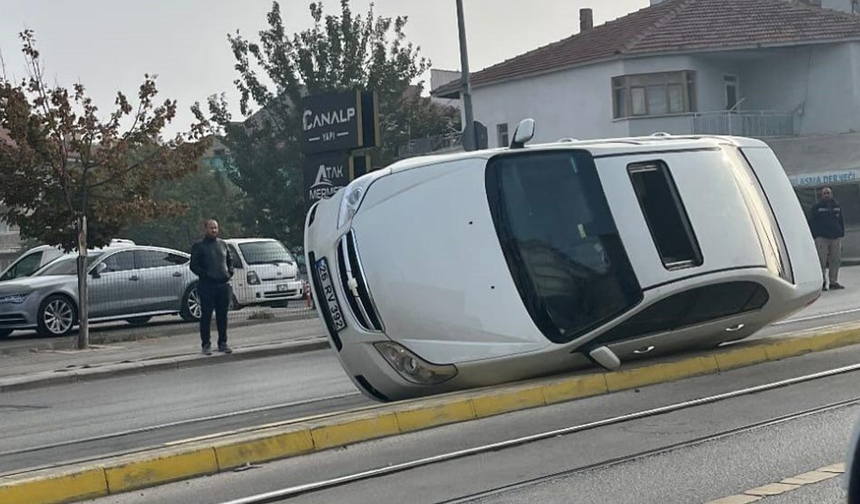 Eskişehir’de Tramvay Seferlerini Durduran Kaza