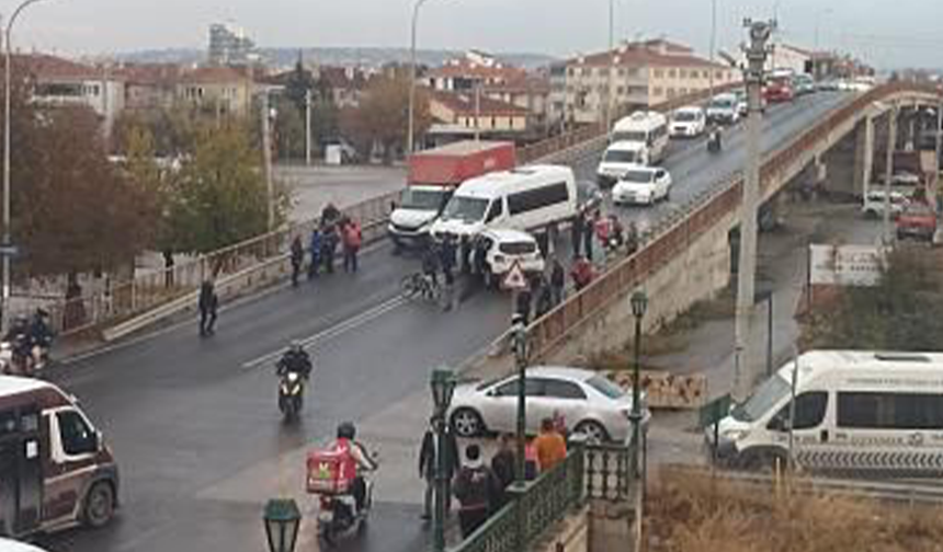 Eskişehir Çamlıca'da Trafik Kazası