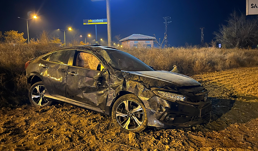 Eskişehir'de Trafik Kazasından Mucize Kurtuluş