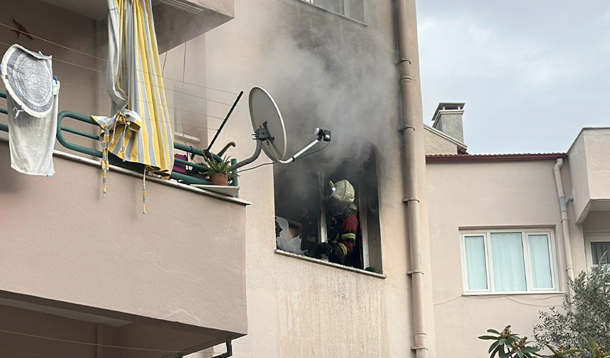 Aydın'da Elektrikli Battaniye Yangını