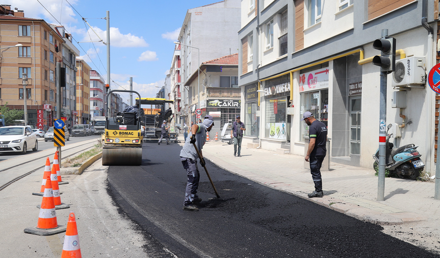 Eskişehir Büyükşehir Belediyesi’nden Yol Konforunu Artıracak Müdahale
