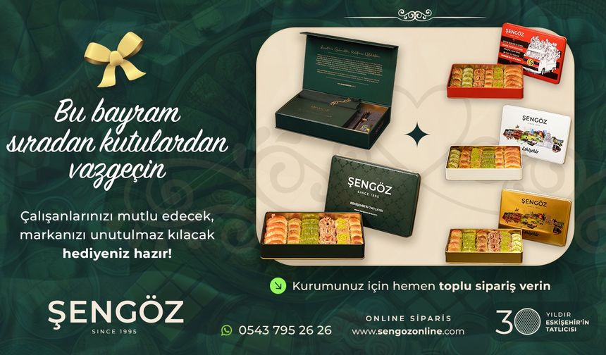 İlhamı Eskişehir’den, Tadı Şengöz Baklava’dan: Tatlıda Yeni Bir Deneyim