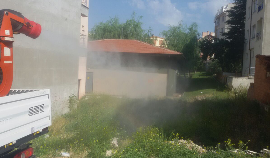 Kenelere ve Sineklere Karşı İlaçlama Devam Ediyor
Yaz mevsiminin gelmesiyle birlikte artış gösteren kene ve haşere vakaları, vatandaşlarda endişeye yol açarken, Odunpazarı Belediyesi bu tehditlere karşı önlem almaya devam ediyor. Belediye bünyesinde faaliyet gösteren Veteriner İşleri Müdürlüğü ekipleri, merkez ve kırsal mahallelerde kapsamlı ilaçlama çalışmaları gerçekleştiriyor.
Toplamda 35 merkez mahallede haftada iki kez, 50 kırsal mahallede ise iki haftada bir düzenli olarak yapılan ilaçlamalar kapsamında hem sineklere hem de kenelere karşı etkili ilaçlar kullanılıyor. Bu sayede, insan sağlığını tehdit eden haşerelere karşı çift yönlü bir mücadele yürütülüyor.