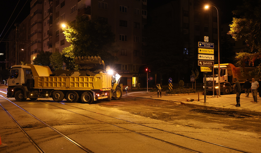 Eskişehir’de Trafiği Yoran Bulvar Yeniden Düzenlendi