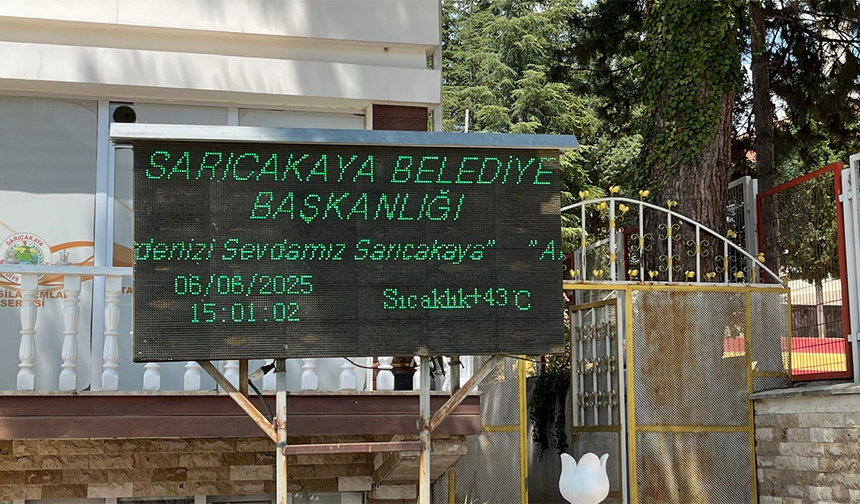Eskişehir’in Akdeniz’inde Termometre 43 Dereceyi Gördü