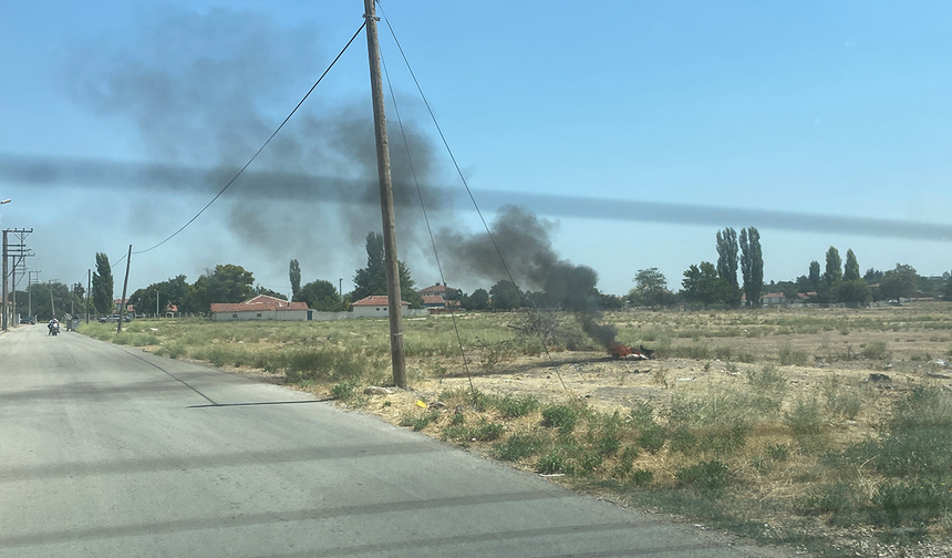Eskişehir’de Bir Yangın Alarmı Daha! Ekipler Harekete Geçti