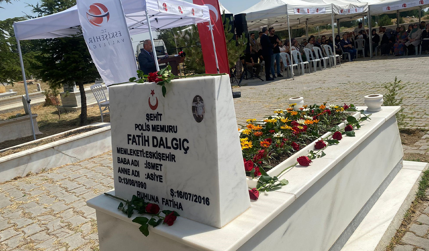 Eskişehirli 15 Temmuz Şehidi Kabri Başında Anıldı