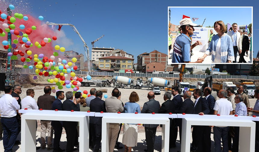 Eskişehir Kurtuluş Kapalı Pazar Yeri’nin Temeli Atıldı