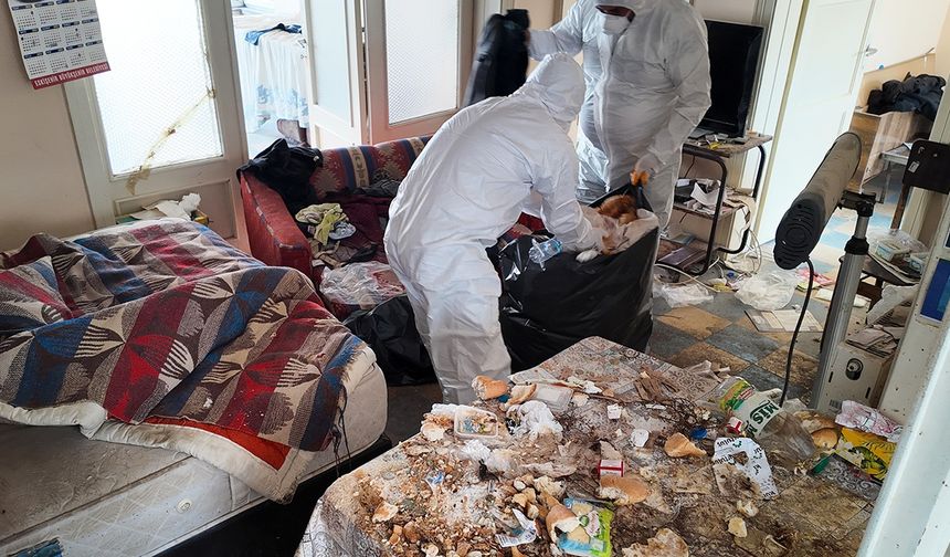 Eskişehir’de Bir Evde Bulunanlar Şaşırttı! 550 Kg Çıkarıldı