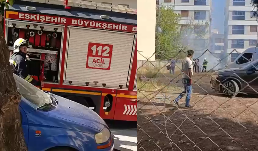 Eskişehir’de Boş Arazide Yangın! Çocukların Ateşle Oyunu Paniğe Neden Oldu