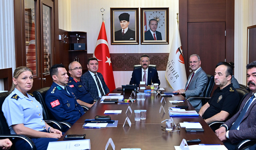 Eskişehir İl Güvenlik ve Asayiş Toplantısı Gerçekleştirildi