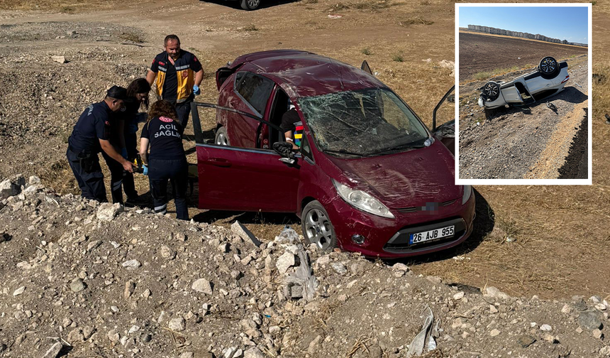 Eskişehir’de Korkunç Çarpışma! 2’si Ağır 4 Kişi Yaralandı