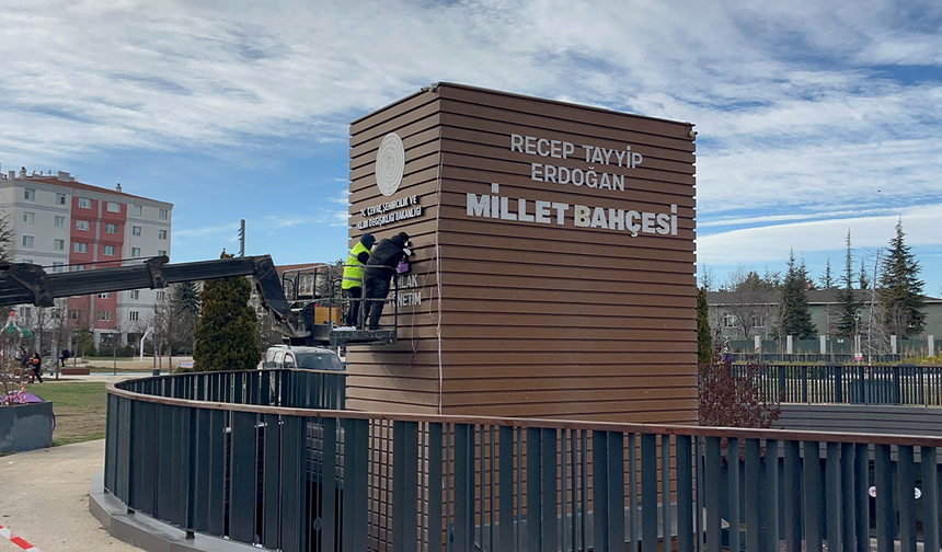 Eskişehir Millet Bahçesi Baştan Sona Yenileniyor!