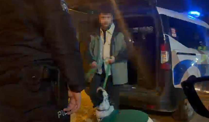 Eskişehir’de Alkollü Yakalanan Sürücü Karakola Köpeğiyle Gitti!