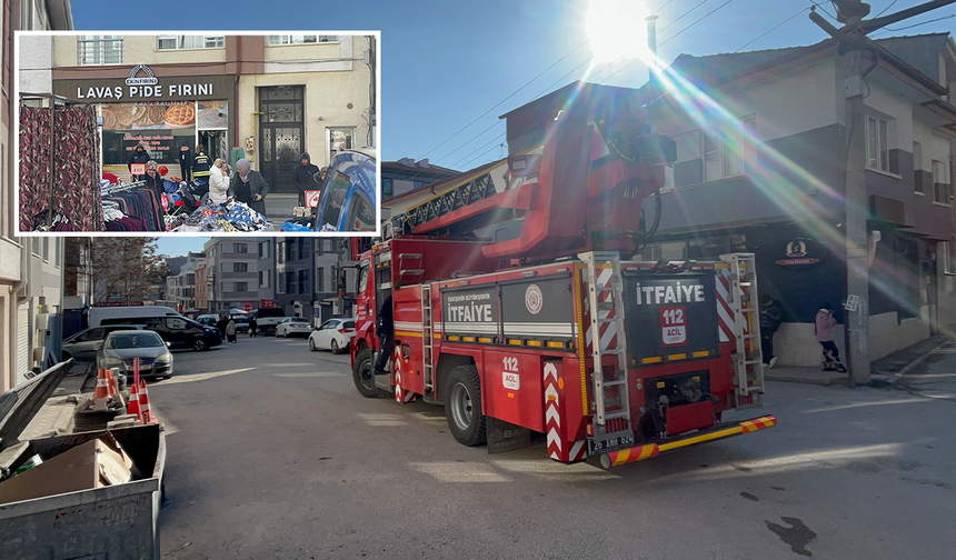 Eskişehir’de Yangına Giden Ekipler Pazar Engeline Takıldı!