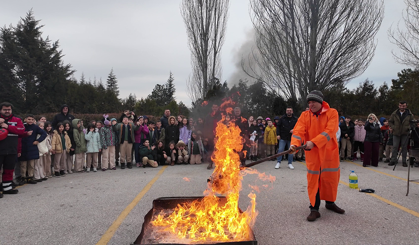 ESOGÜ’den Miniklere Uygulamalı Afet Bilinci Eğitimi!