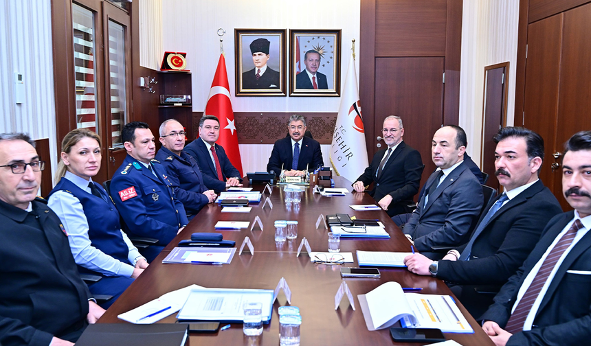 Vali Yılmaz Başkanlığında Güvenlik ve Asayiş Toplantısı Yapıldı!