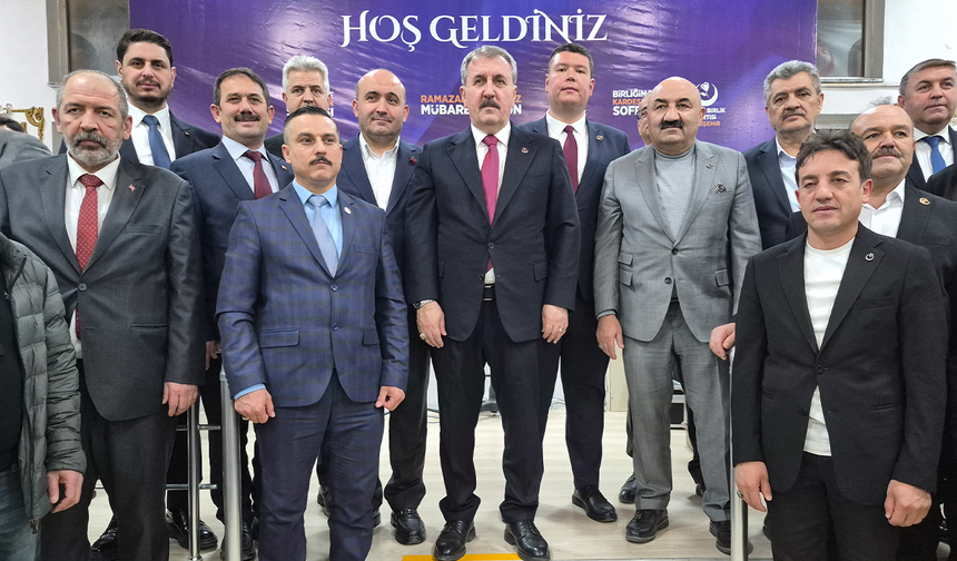 BBP Lideri Mustafa Destici'den Eskişehir'de Önemli Mesajlar!
