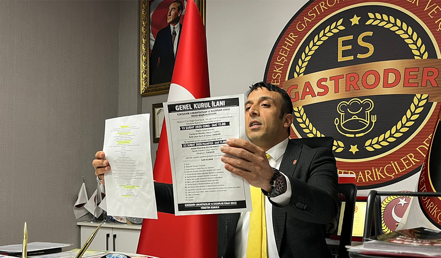 Eskişehir Lokantacılar ve Kasaplar Odası Başkanı Bilen’e Arnik’ten Suç Duyurusu!