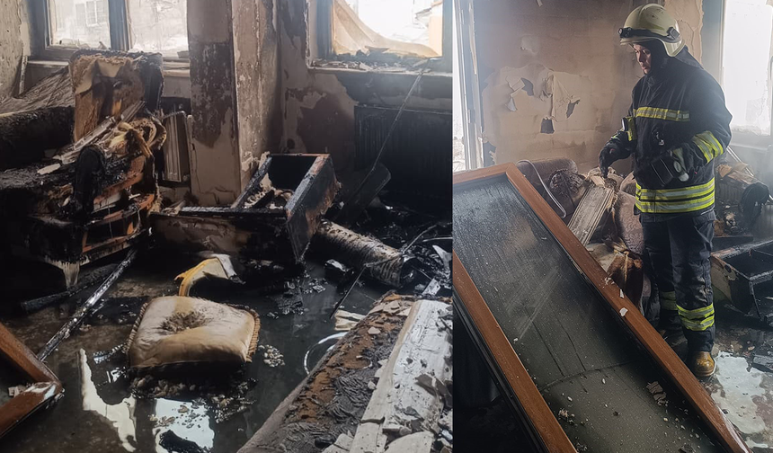 Eskişehir'de Çıkan Yangında 3 Kişi Hastaneye Kaldırıldı!