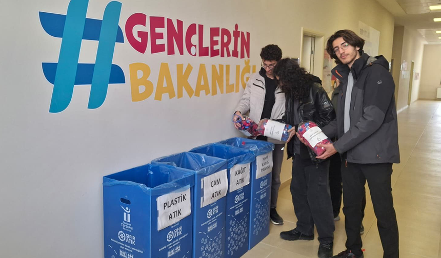 Eskişehir'de Gençlerden Sıfır Atık Projesine Destek!