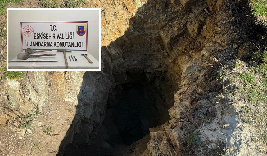 Eskişehir’de Jandarmadan Define Avcılarına Suçüstü Operasyon