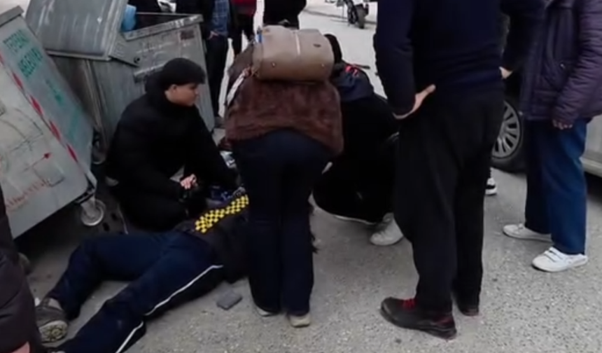 Eskişehir'de Kaza Yapan Motosikletli Metrelerce Savruldu!