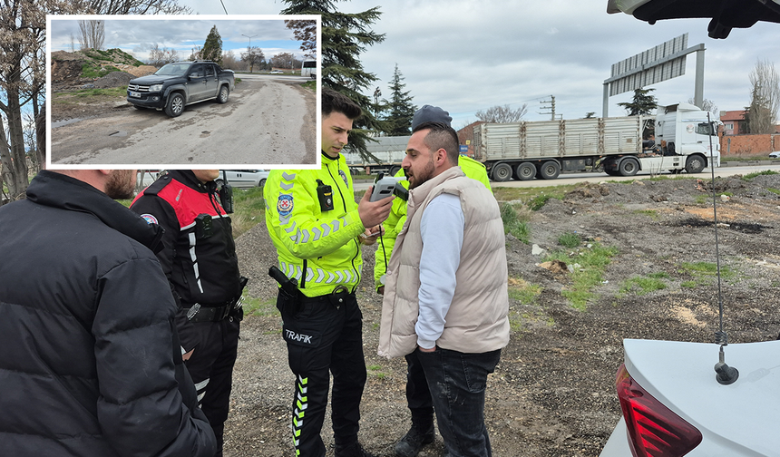 Eskişehir'de Makas Atan Alkollü Sürücüye Binlerce Lira Ceza!