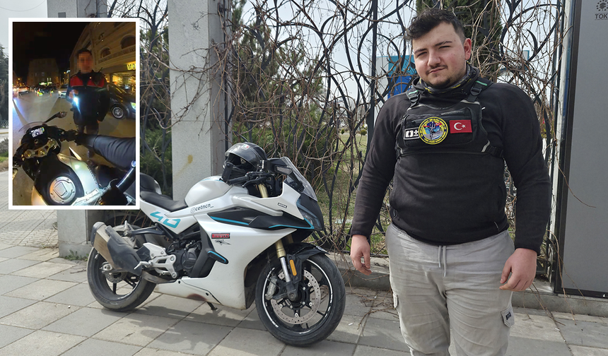 Eskişehir'de Motorcuyla Polisin Ceza Diyaloğu Gündem Oldu!