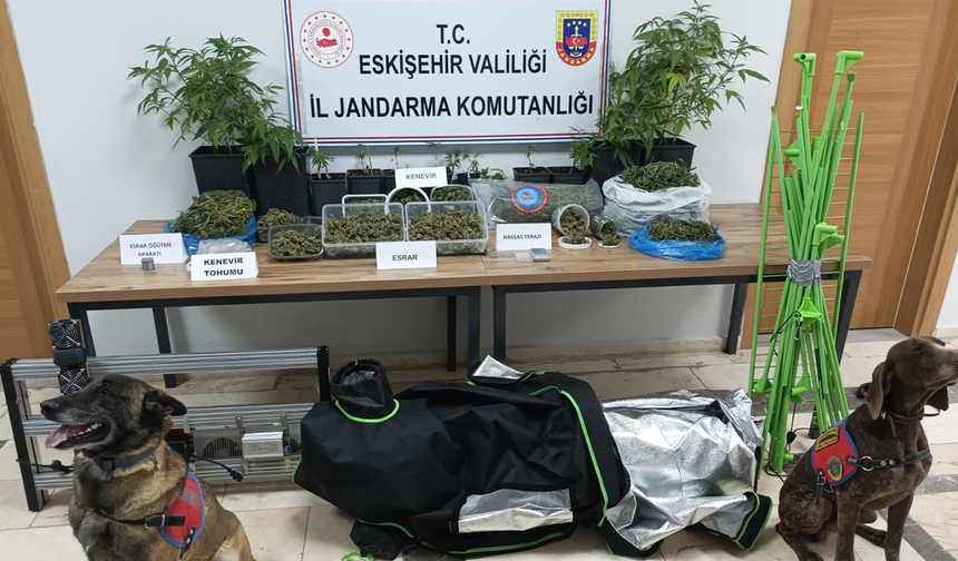 Eskişehir’de Narkotik Operasyonda Kilolarca Esrar Ele Geçirildi!
