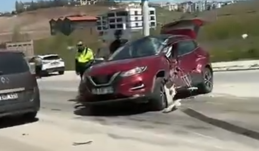 Eskişehir’de Bir Kaza Daha! Araç Kullanılamaz Hale Geldi!