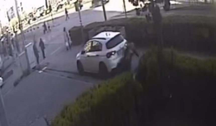 Eskişehir’de Kaldırımda Yayayı Ezmişti! O Anlar Kamerada!