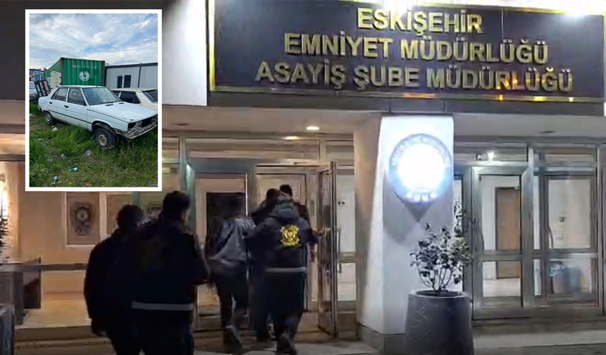 Eskişehir’de Oto Hırsızları Kısa Sürede Kıskıvrak Yakalandı!